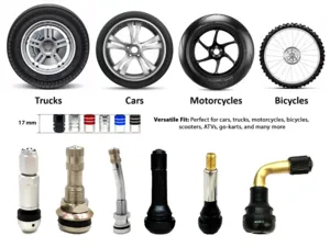 Tyre Valve Caps for Cars Racing Style